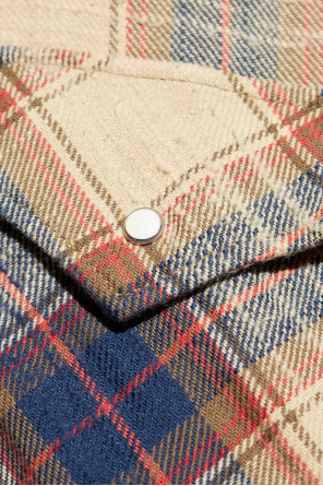 Dsquared2 Camisa de algodón a cuadros