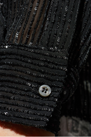 Dsquared2 Transparente Paillettenkoszule