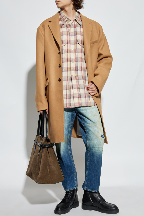 Dsquared2 Koszula w kratę z lureksową nicią