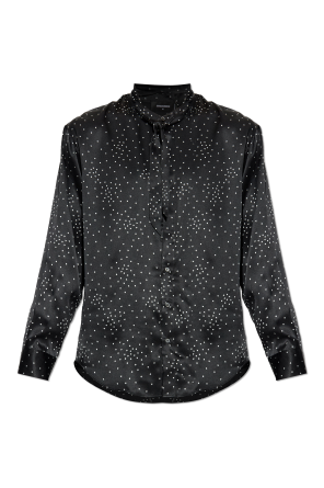 Silk shirt with print