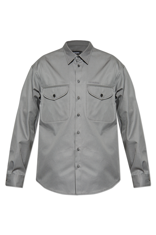 Shirt with embroidered logo od Dsquared2