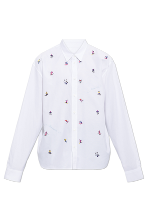Camisa con logo bordado