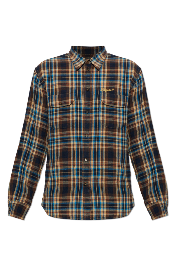 Dsquared2 Camisa aos quadrados