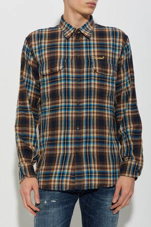 Dsquared2 Camisa aos quadrados