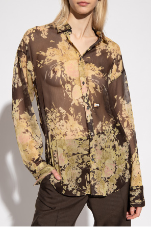 Dsquared2 Shirt with floral motif