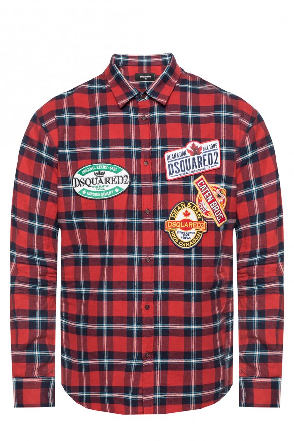 shirt with patches Dsquared2 - Vitkac KR