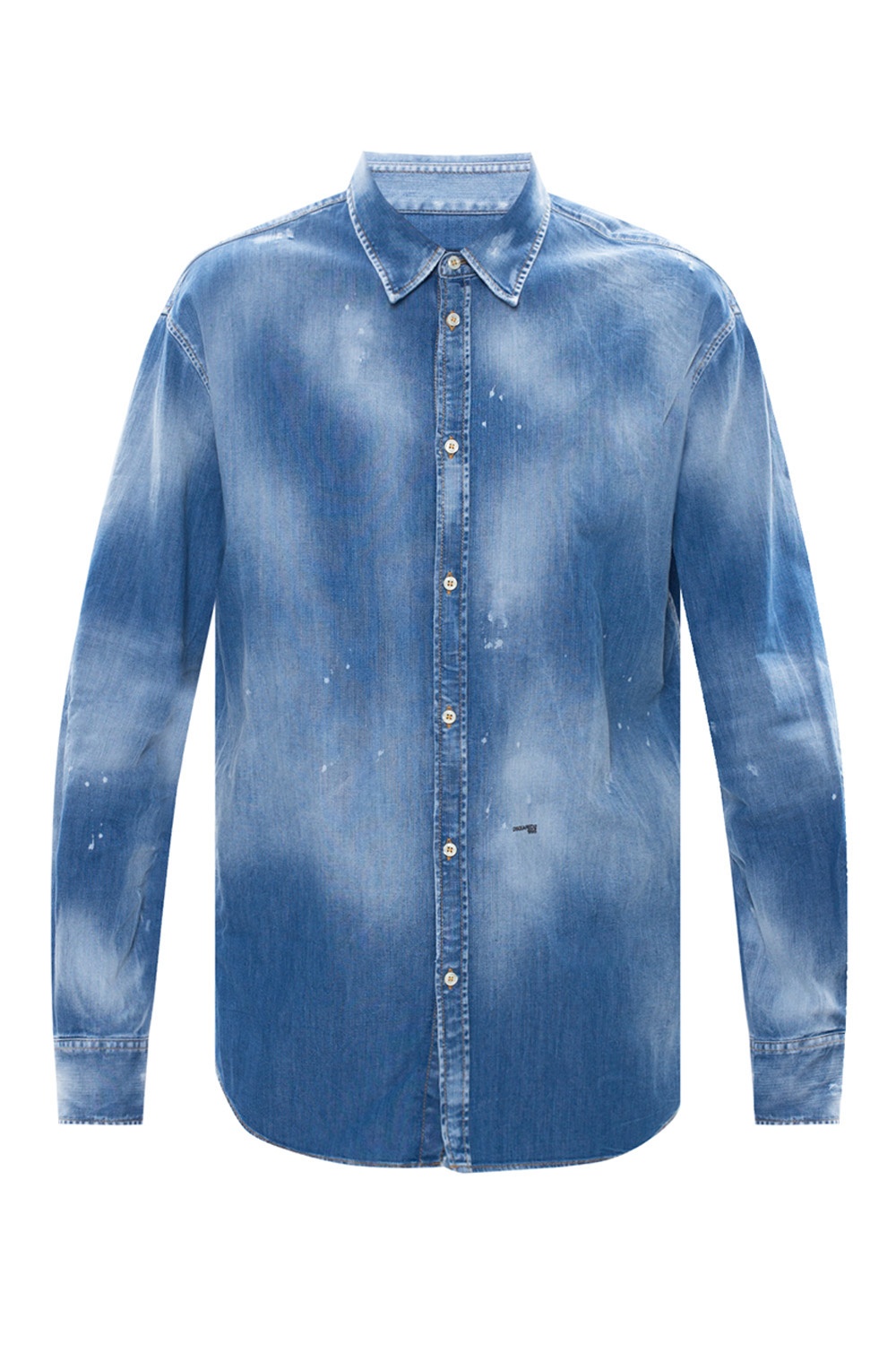 Dsquared2 Raw edge denim shirt