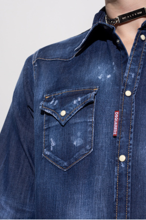 Dsquared2 Denim Linen shirt