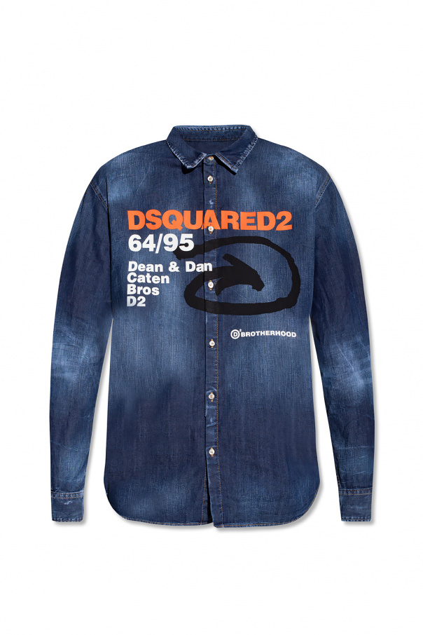 Dsquared2 Versace T-Shirt mit Slogan-Print