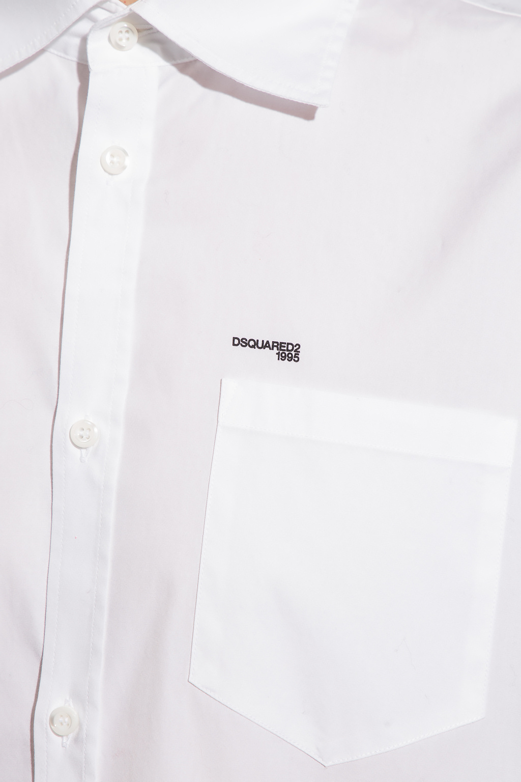 Dsquared2 ‘Mini Logo Relax Dan’ rose shirt
