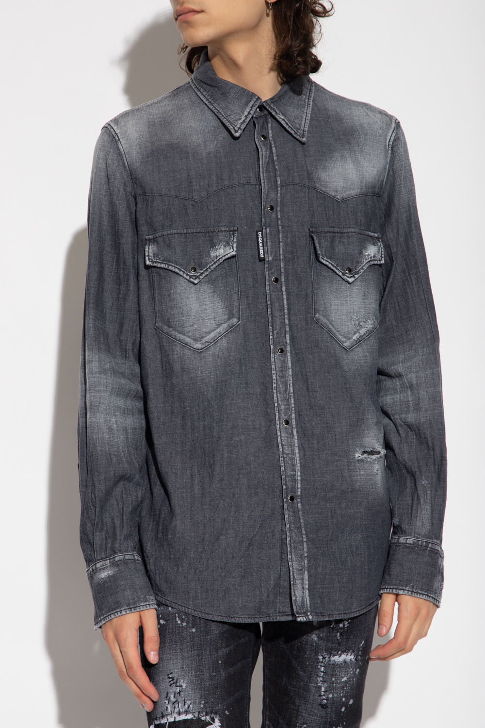 Dsquared2 Denim down shirt