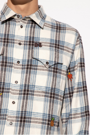 Dsquared2 Checked embroidered shirt