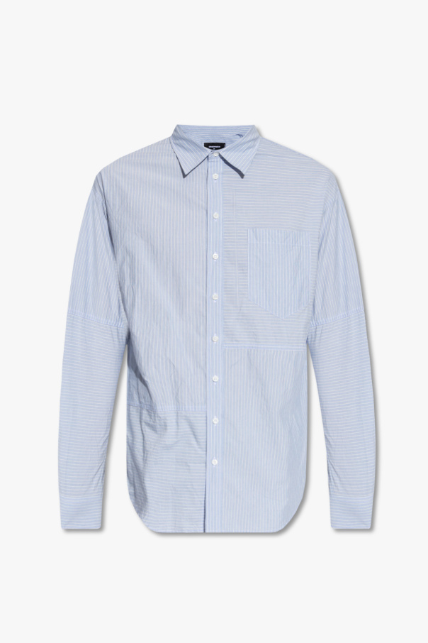 Dsquared2 Pinstripe Embroidered shirt