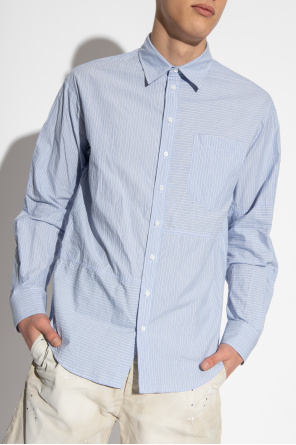 Dsquared2 Pinstripe Embroidered shirt