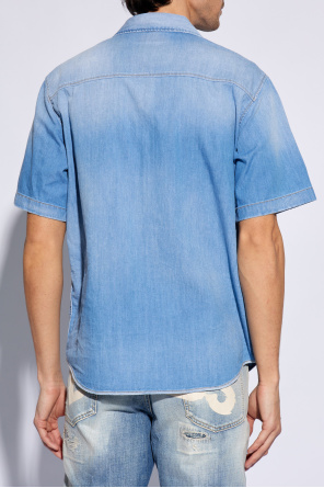 Dsquared2 Denim shirt with short sleeves