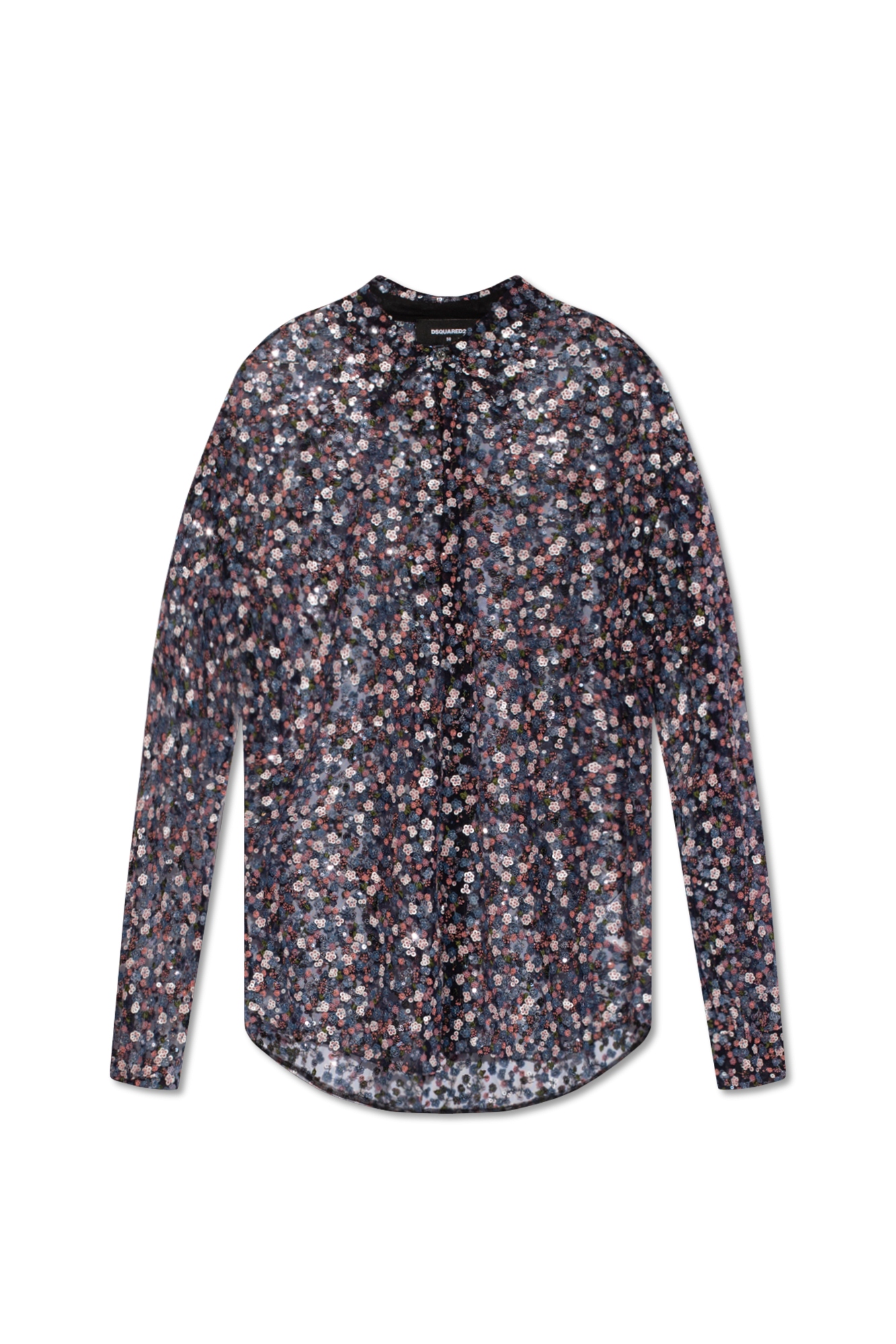 Dsquared2 Sequinned sheer shirt