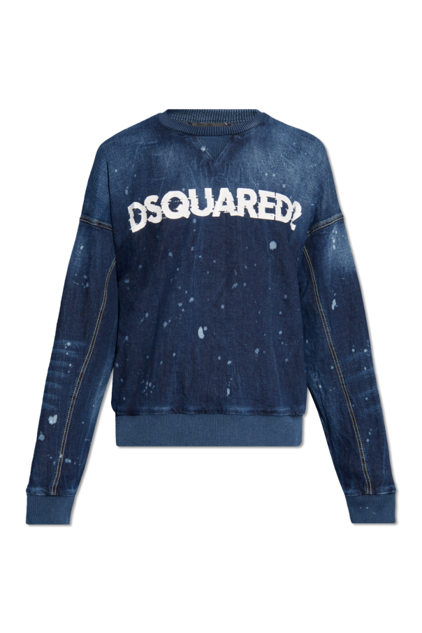 Dsquared2 Jeansowa bluza z logo
