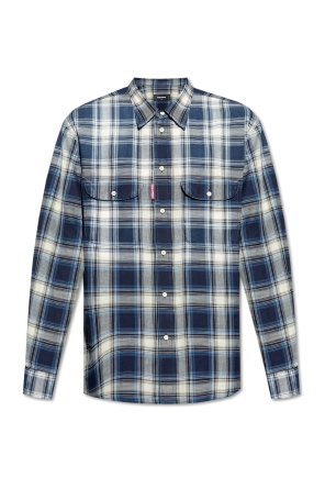 Checked pattern shirt