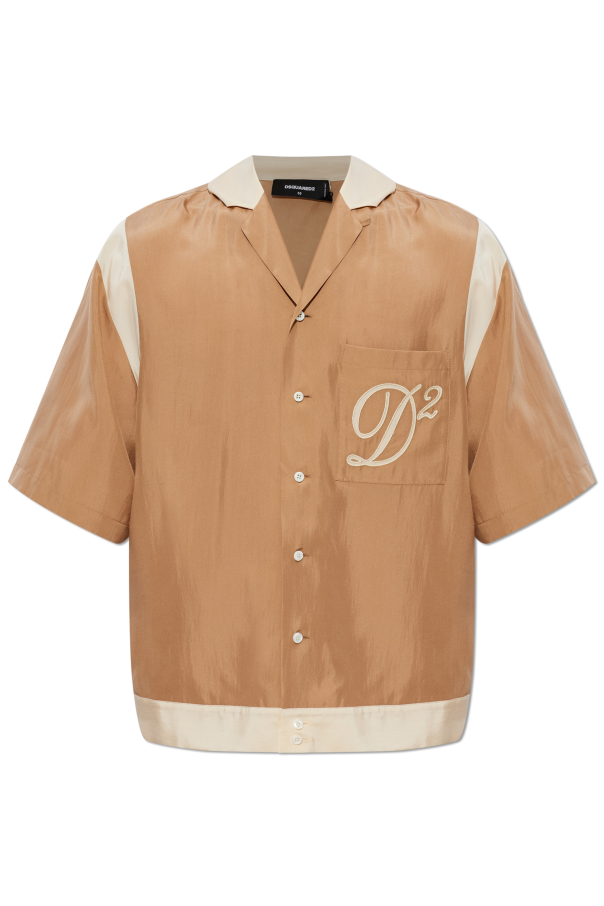 Silk short-sleeve shirt od Dsquared2