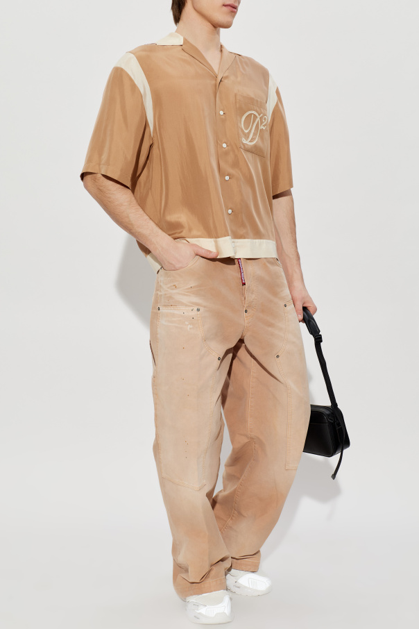 Dsquared2 Silk short-sleeve shirt