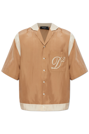 Silk short-sleeve shirt