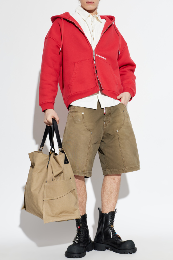 Dsquared2 Linen short-sleeved shirt