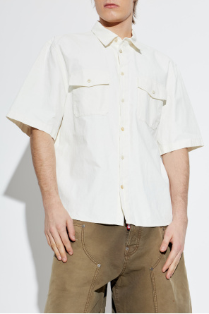 Dsquared2 Linen short-sleeved shirt
