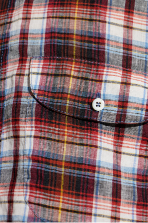 Dsquared2 Leinenhemd mit Taschen