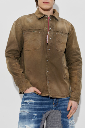 Dsquared2 Denim shirt with vintage effect