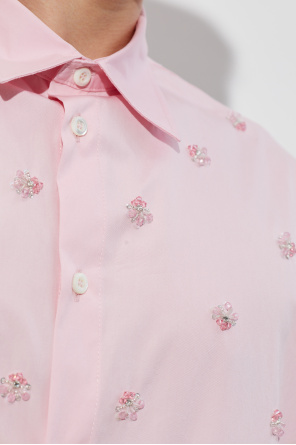 Dsquared2 Camisa con aplicaciones brillantes
