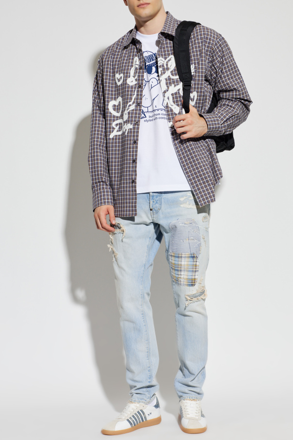 Dsquared2 Hemd mit Aufdruck