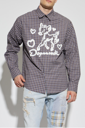 Dsquared2 Hemd mit Aufdruck