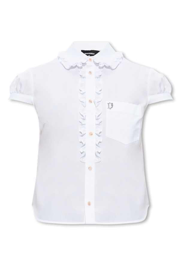 Dsquared2 Shirt with logo plaque