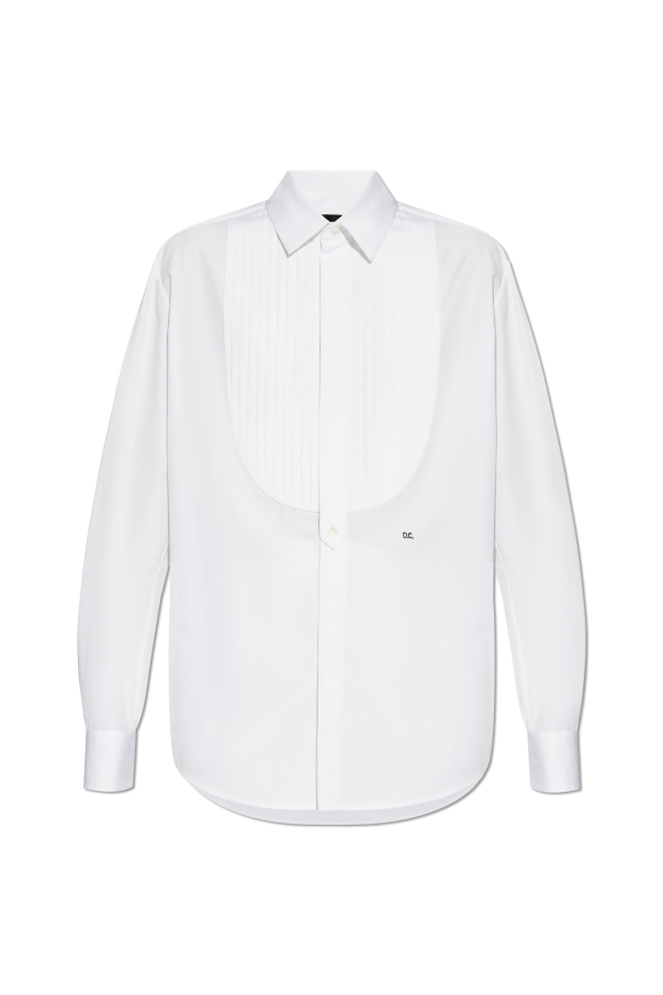 Dsquared2 Cotton shirt with concealed placket