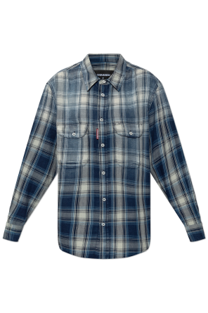 Plaid pattern shirt