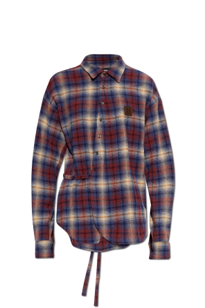 Shirt tied at the waist