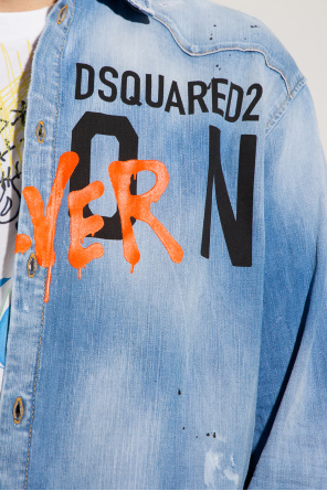 Dsquared2 ‘Icon 4Ever’ silk Klein shirt
