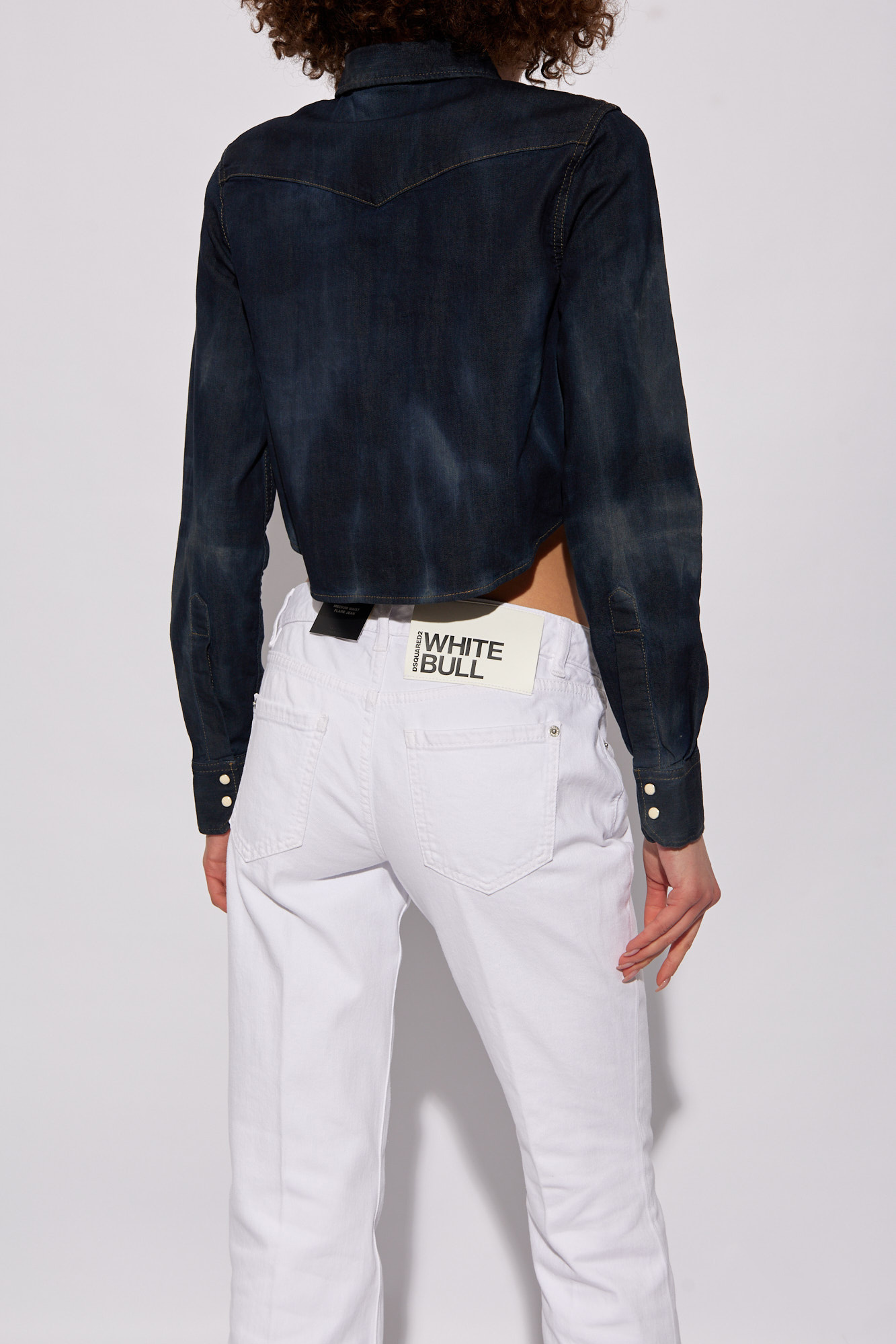 Dsquared2 Asymmetrical denim shirt