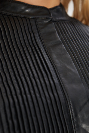 AllSaints Camisa de cuero "Sara"