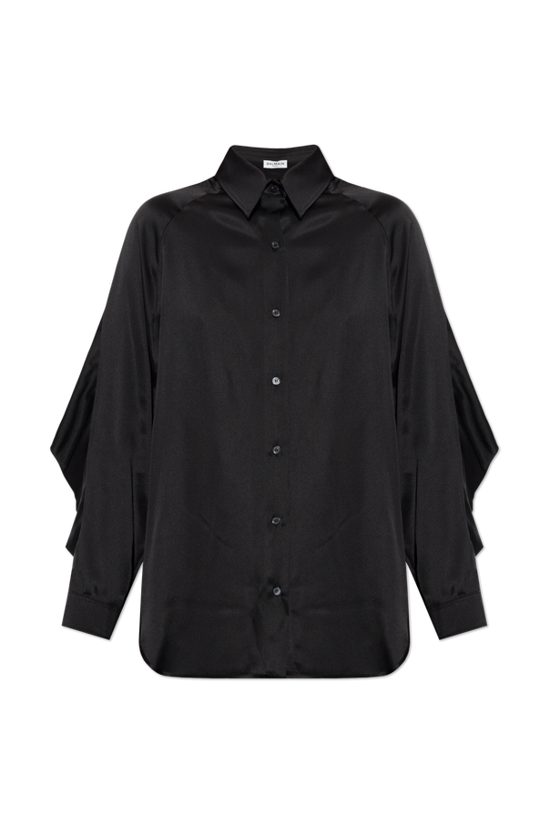 Oversized silk shirt od Balmain