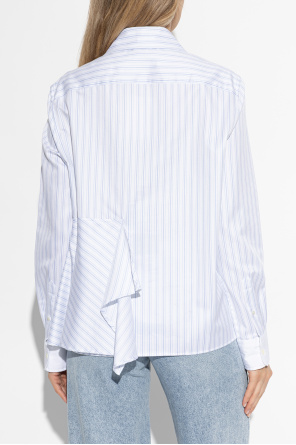 JW Anderson Asymetryczna koszula ze wzorem w prążek