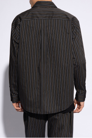Lemaire Striped BDU shirt