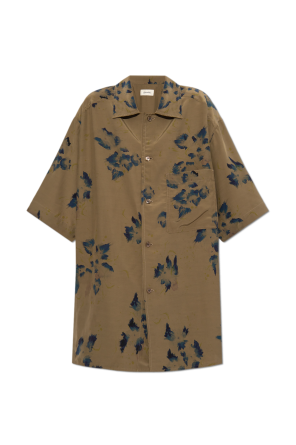 Shirt with floral motif od Lemaire