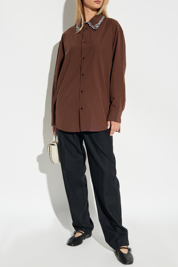 Lemaire Shirt with decorative collar