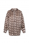 PINKO embellished leopard-print shirt dress Toni neutri