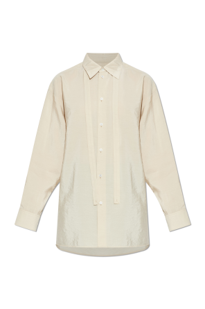 Loose-fit silk shirt
