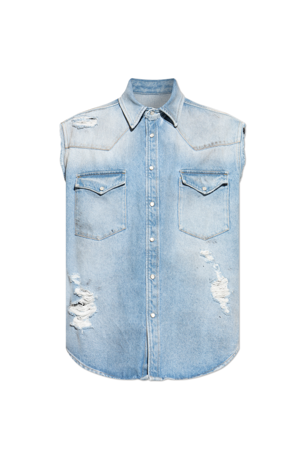 MM6 Maison Margiela Jeansowa koszula