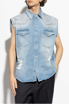 MM6 Maison Margiela Jeansowa koszula