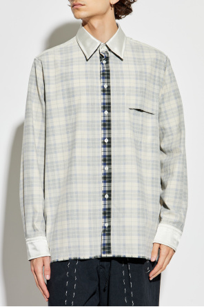 MM6 Maison Margiela Plaid pattern shirt