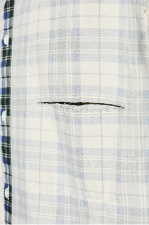 MM6 Maison Margiela Plaid pattern shirt